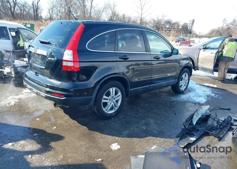 2010 Honda Cr-V Ex из США, поврежденный, VIN 5J6RE4H5XAL007631